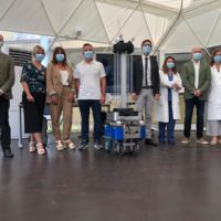 A Massa il debutto del robot mobile per disinfettare spazi e superfici