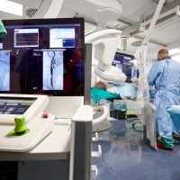 Al Maria Cecilia Hospital tecnologia robotica in campo per impianto di stent nella carotidea