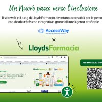 LloydsFarmacia: sito web e blog accessibili per le persone con disabilità fisiche e cognitive