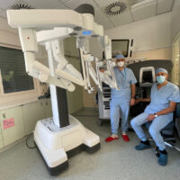 Primo intervento all’ospedale di Forlì con il nuovo robot chirurgico Da Vinci XI