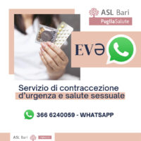 Asl Bari: un numero WhatsApp per contraccezione d’urgenza e salute sessuale