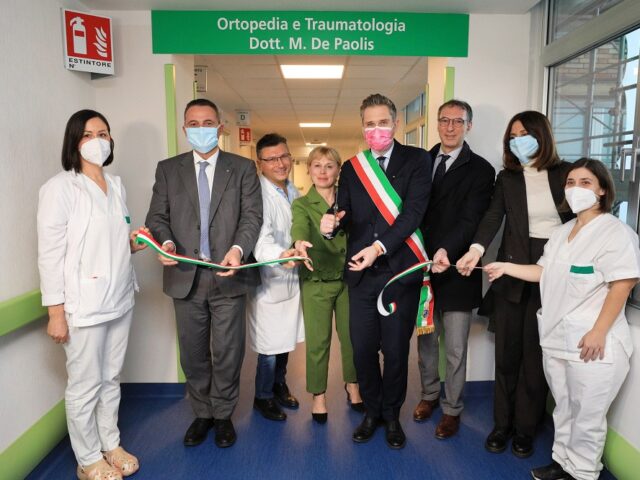 Sant’Orsola: inaugurata la nuova Ortopedia