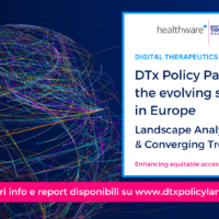 Presentato il primo “DTx Policy Report” a cura della Digital Therapeutics Alliance e di Healthware Group