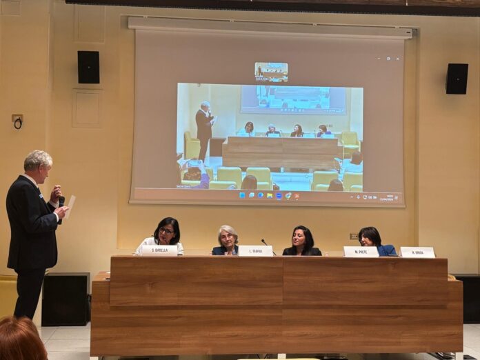 Conferenza stampa beta-talassemia_da sx Barella, Teofili, Prete, Origa