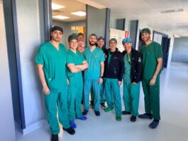 All’Ospedale di Tivoli eseguito il primo intervento di protesi di ginocchio con navigazione computerizzata